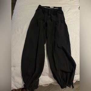 We The Free Black (charcoal) lotus jean